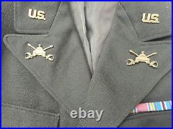 WW2 Army Pacific Major Officers Tunic Armor Div. Size 38 Named to J. D. BrennAn