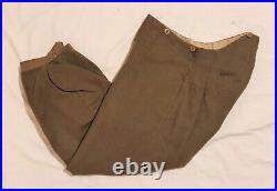 WW2 British Army Essex Regiment Officers Trousers Lt Col K. F May OBE POW Escapee