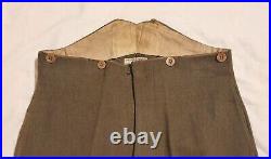 WW2 British Army Essex Regiment Officers Trousers Lt Col K. F May OBE POW Escapee