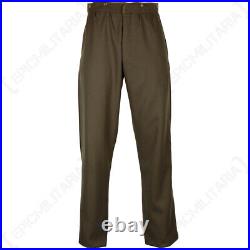 WW2 British Army Officer Trousers Double pleated military pants button fly