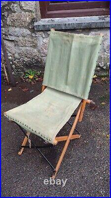 WW2 British Army Officers Campaign Chair