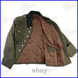 WW2 German Army M36 Field Grey Officers Wool Tunic Premium