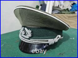WW2 German Forrestry Army Military Generals Officers Wool Crusher Visor Hat Cap