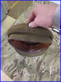 WW2 Herbert Johnson Coldstream Guards British Army Officers Peaked Army Hat/Cap