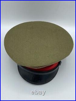 WW2 Imperial Japanese Army Officer Uniform Visor Hat Which Is Named Inside