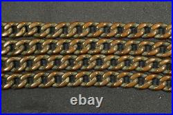 WW2 Japanese Army Officers 4 Ring Chain Hanger Belt Gunto Brass Custom-made 44cm