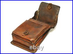 WW2 Japanese Army Officers Leather Bag Map Case Military Equipment