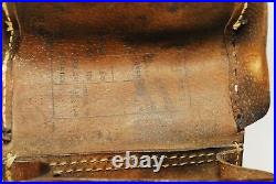WW2 Japanese Army Officers Leather Bag Map Case Military Equipment