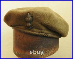 WW2 Military Uniform Royal Engineers Officers Beret Hat Badge W. H. Earle (5380)
