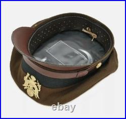 WW2 US ARMY / ARMY AIR CORPS OFFICERS VISOR CRUSHER CAP Size 59 and all sizes