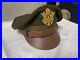 WW2 US Army Aircorps Military Officers Pilots OD Visor Crusher Hat Cap