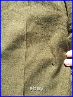 WW2 US Army Officer's Button Fly Wool Pants/Trousers Size 28x30.5