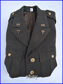 WW2 US Army Officer's Tunic Dental 89th Infantry Division LT Colonel Size 36-38