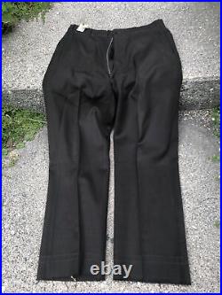 WW2 US Army Officers Regulation Army Dark O. D. Green Trousers WWII