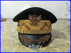 WW2 USA Army General Officer's Cap Replica Hats Reproduction WWII