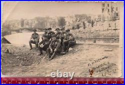 WWII 1945 BERLIN Battle Red Army Officer Spree near Reichstag Orig Vintage Photo