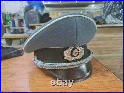 WWII German Army Infantry Officer's Visor Cap Schirmmütze replica
