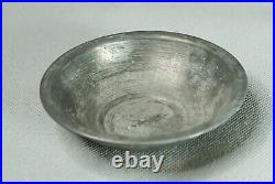 WWII German Army Wehrmacht Officer Soldier Shaving Soap Bowl Pewter Marked
