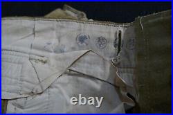 WWII Imperial Japanese Army IJA Officers Summer Wool Field Pants Marked, Large