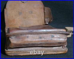WWII Imperial Japanese Army IJA Type Officers Leather Map Document Case, Early