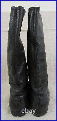 WWII Red Army Genuine Officer's Thin Leather High Boots. SIZE 10