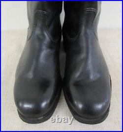 WWII Type Red Army Officer's Thin Leather High Boots. SIZE 8