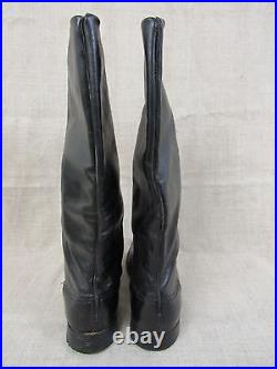 WWII Type Soviet Army Officer's Thin Leather Boots. 1970s. Size 10 Mint
