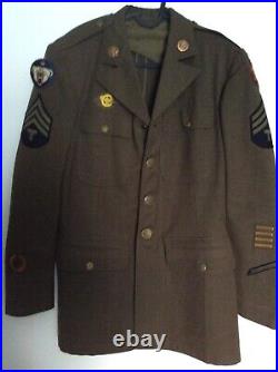 WWII US Alaska Army Officers Uniform Tunic Jacket