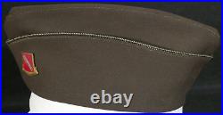 WWII US Army 638th Tank Destroyer Battalion Officers Overseas Garrison Cap 7 1/8