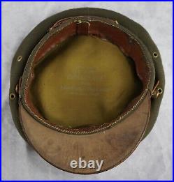 WWII US Army military uniform dress visor cap theater made Officer hat australia