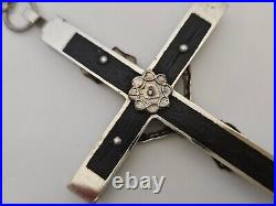 WWII WW2 DRGM German Army Wehrmacht Officer Pectoral Cross Skull Pendant? H51