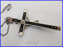 WWII WW2 DRGM German Army Wehrmacht Officer Pectoral Cross Skull Pendant? T40