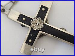 WWII WW2 German Army Wehrmacht Officer Pectoral Cross Pendant Crucifixes (No. R3)