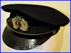 WWII ww2 Japanese Army antique Naval Prison Officer Equivalent Cap