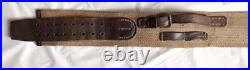 World War II Imperial Japanese Army Officer's Canvas Sword Belt with Hanger