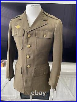 World War II Original US Army Officer Uniform. Military Jacket. Collectibles