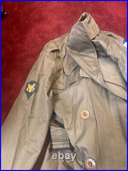 World War II Regulation Army Officer's O'coat Field Size 38s