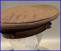 Ww-2 Us Army Early War Officer's Hat Eisenhower Style 7-1/4 #16