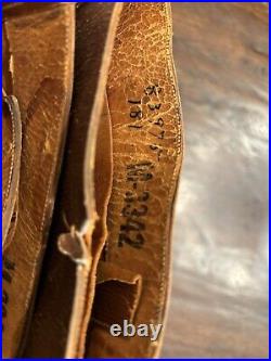 Ww2 Us Army Officers Riding 2 Buckle Boots Est Size 9 Date Unknown
