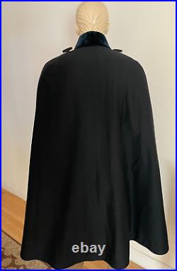 Ww2 Us Army Signal Corps Officer's Named & Dated Mess Dress Blue Wool Cape Cloak
